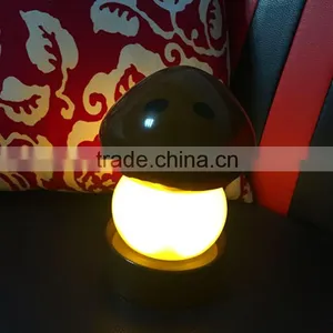 New Promotional Creative Design Cartoon Mushroom Push Control Cute LED Bedside Table Lamp thumbnail-2