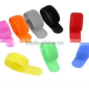 Nylon Reusable Magic Tape Adjustable Hook and Loop Cable Tie thumbnail-3