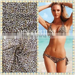 Leopard Printing Wholesale Lycra Spandex Fabric for Swimsuit/bikini/swimwear thumbnail-1