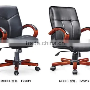 High End Executive Solid Wood Ergonomics Office Chair Armrest Factory Sell Directly FZ47 thumbnail-3