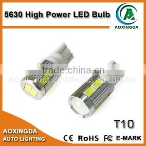 T10 Wedge 10LED 5630 LED Interior Light Bulb thumbnail-1