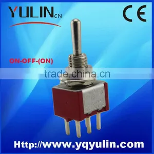 Free Sample Mini 6pin ON-OFF-(ON) 50 Amps Toggle Switch thumbnail-1