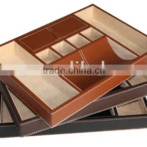Chocolate Color Leather Men's Valet thumbnail-1