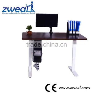 l Shaped Electric Executive Adjustable Computer Table Factory Wholesale thumbnail-1