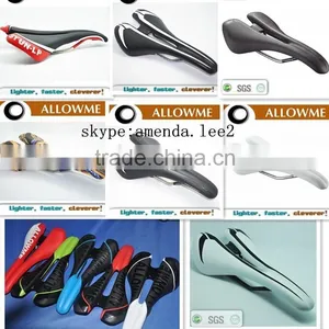 Common Use Unisex Carbon Bicycle Saddle, Leather Bicycle Saddle thumbnail-1