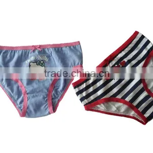 Full Cotton Lovey Printed Colorful Modeling Girl Children Underwear thumbnail-1