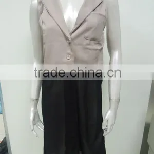 New Arrival Fashion Sleeveless Chiffon Ladies Waterproof Women Jumpsuit 2016 thumbnail-1