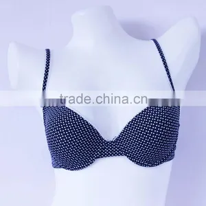 China Bra Factory Dot Print Girls Underwear Bra New Design thumbnail-1