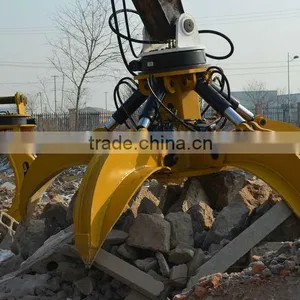 SF Excavator Orange Peel Grab / Hydraulic Rotary Orange Peel Grapple / Excavator Pars thumbnail-3