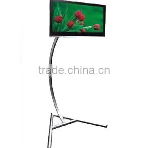Aluminum Free Standing Curved Corner Stand , TV Stand&hanger thumbnail-2