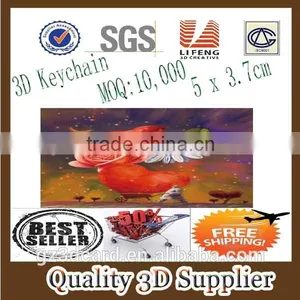 Guangzhou Lifeng 2014 Top Sales Custom Made Happy Person Soft Molded 3D Keychains For Propagandize thumbnail-1