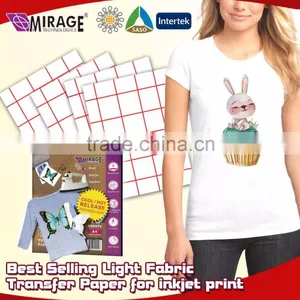 2016 Best Selling Light Fabric Transfer Paper For Inkjet Print thumbnail-1