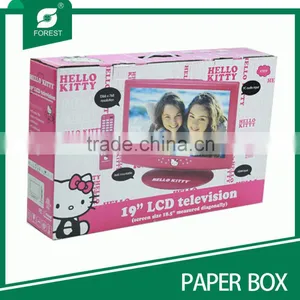 CORRUGATED GIFT LCD TELEVISION BIN thumbnail-1