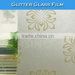 F014 Glitter Frosted Window Decoration Glass Designs Film thumbnail-6