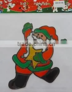 Christmas Santa Claus PVC Sticker/Opp Bag Packing Sticker/ Holiday Decoration thumbnail-3