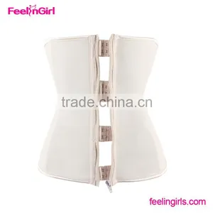 Wholesale Beige Clip And Zip Waist Cincher Corsets thumbnail-5