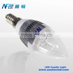 Silver Color Candle Light Bulbs Tea Light Candle Shade Indoor 3w Led Candle Light Charger thumbnail-1