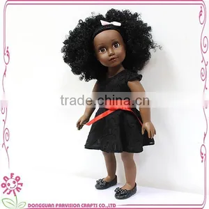 18 Inch Brown Black Vinyl Fashion Dolls thumbnail-6