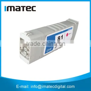 Premium 680ML Nr.81 5500 Dye Inkjet Plotter Ink Cartridges For HP thumbnail-1