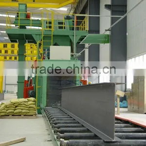 High Quality GB Standard Steel 304 Stainless Steel h Beam , Steel h Beams Shot Blasting Machine thumbnail-5