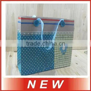 210g Insert Buckle White Paperboard Paper Bag,gift Packing Bag thumbnail-1