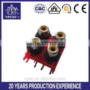 4pin AV Pin Jack Board Used for TV/DCD/STB/VCD thumbnail-5