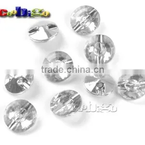 20L(13mm)White Acrylic Cut Culet Back Fashion Rhinestone&Crystal Button For Stylish Bags Garment Shoes #FLN012-20L(06) thumbnail-1