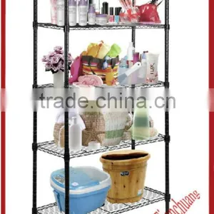 Simple Style Adjustable Chromed Metal Rack Cabinet thumbnail-1