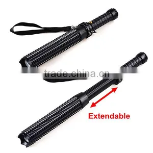 Rechargeable Telescopic Extendable 2000LM LED Self Defense Police Flash Light thumbnail-4