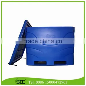 Rotomolded 1000Liter Blue LLDPE Insulated Fish Container, Seafood Processing Insulated Container thumbnail-4