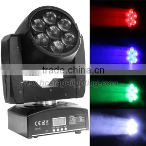 Best Selling 7x12w Rgbw 4in1 Zoom Mini Led Moving Head Light thumbnail-1