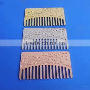 New Custom Rose Gold Credit Card Combs thumbnail-2