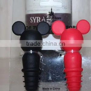 Silicone Wine Bottle Stopper,cute Bottle Stopper for Party,fancy Bottle Stopper for Bars,bottle Plug thumbnail-1