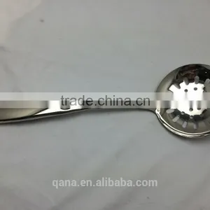 STAINLESS STEEL SLOTTED SKIMMER STRAINER SIEVE SPATULA KITCHEN UTENSIL SPOON thumbnail-2