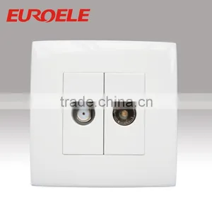 E-20 Europe Satelitte Socket + TV Socket thumbnail-1