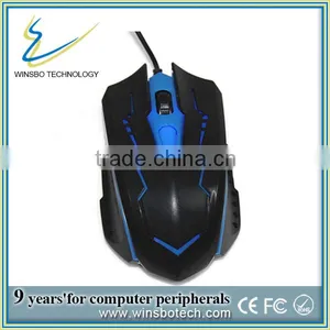 Built-in Heavy Iron Weight 25g 4D Wired Optical 5 LED Breathing Backlight Gaming Mouse thumbnail-5