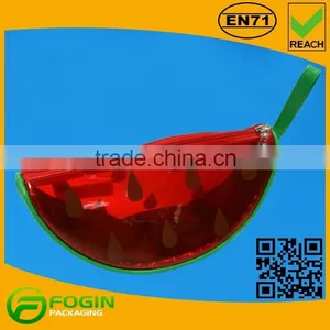 Red Color Waterproof Pvc Bag With Zipper thumbnail-1