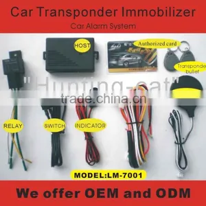 12V Anti-theft RFID Transponder Relay Cut off Engine Type One Way Immobilizer Car Security System LM7001 thumbnail-1