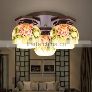 Jingdezhen Ceramic Handmade Led for Home Ceiling Lights thumbnail-1