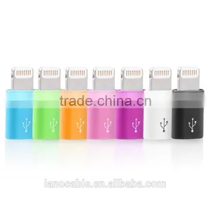 MFi Certified Micro Usb Female to 8 Pin Sync Adaptor thumbnail-2