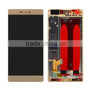 Original Genuine LCD Screen With Digitizer With Frame Assembly For Huawei Ascend P8 - Gold thumbnail-1