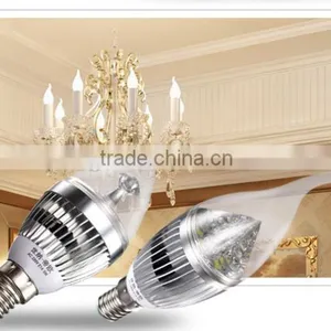3W Dimmable Led Candle Bulbs E14 B15 B22 E27 Base Available (CE& Rohs) thumbnail-6