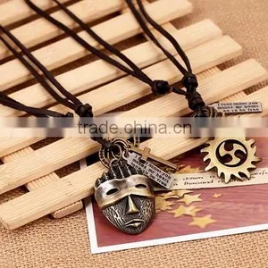 Manufacturers Selling Leather Punk Necklace Vintage Leather Necklace Hot Wheels Necklace thumbnail-4