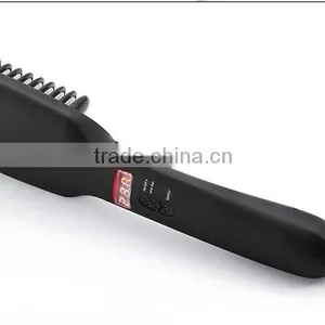 Digital Electric Hair Straightener Brush Comb Detangling Straightening Irons Hair Brush EU/ US/ UK Plug thumbnail-5