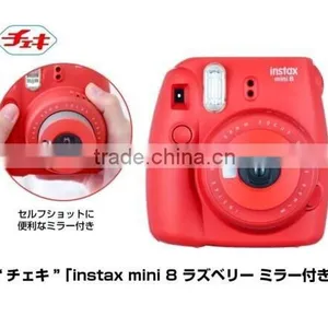 FujiFilm Fuji Film Instax Mini 8 Checki Instant Camera Raspberry Red thumbnail-3
