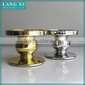 Silver and Gold Bead Pillar Candle Holders Wholesale thumbnail-1