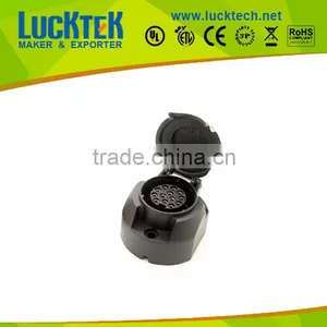 Trailer Connector, 13 PIN Female Trailer / Caravan Wiring Lights Towbar thumbnail-1