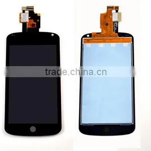 Black Color for LG Nexus 4 E960 LCD Touch Screen Digitizer Glass Screen Assembly Replacement thumbnail-1