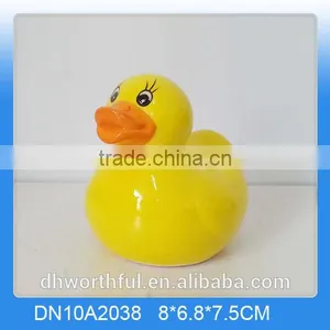 Lovely Yellow Duck Ceramic Money Bank thumbnail-1