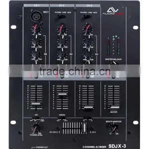 SDJX-3 Best Selling 2015 Popular 3 Channel Mp3 Audio dj Mixer thumbnail-2